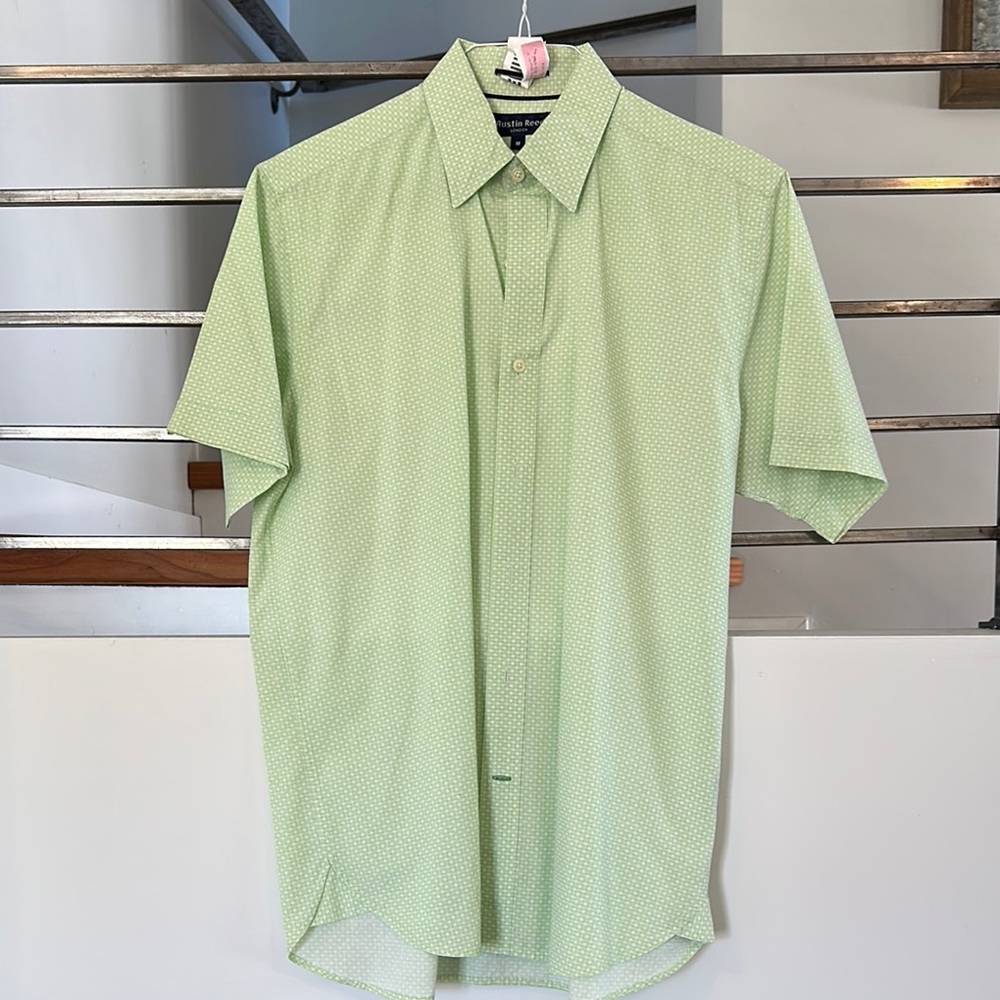 Austin Reed Green Casual Button Down Shirt